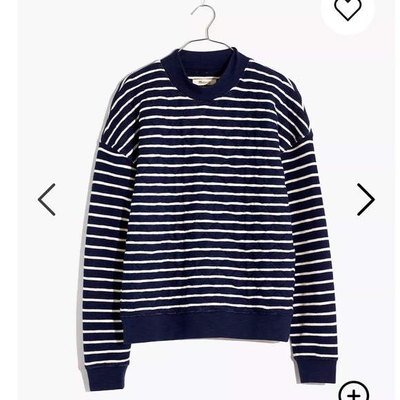 Madewell Quilted Mockneck Sweater - Picture 3 of 5